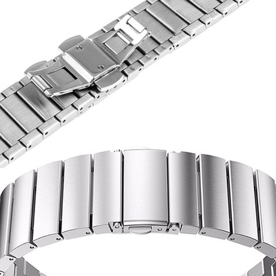 ACM Watch Strap Steel Metal for Boat Enigma Z30 Smartwatch Belt Band Silver Smart Watch Strap(Silver)