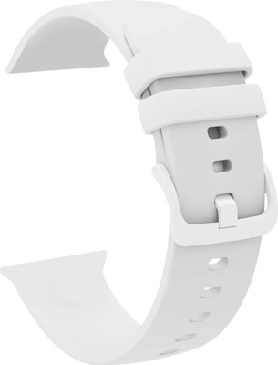 ACM Sliding Watch Strap Silicone Color Hook for Boult Dive Evo Smartwatch Belt Band White Smart Watch Strap(Red)
