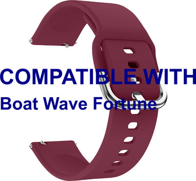 ACM WSM8H22BPU3911 Watch Strap Hook Belt 22mm for Boat Wave Fortune Smartwatch Purple Smart Watch Strap(Purple)