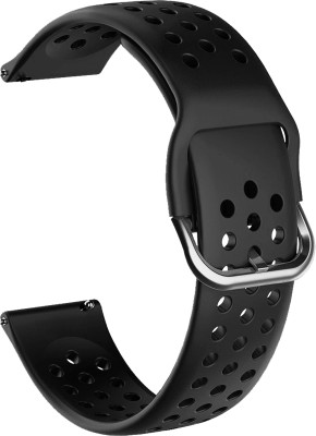 ACM Watch Strap Dot Belt 22mm for Hammer Pulse 3.0 Smartwatch Band Black Smart Watch Strap(Black)