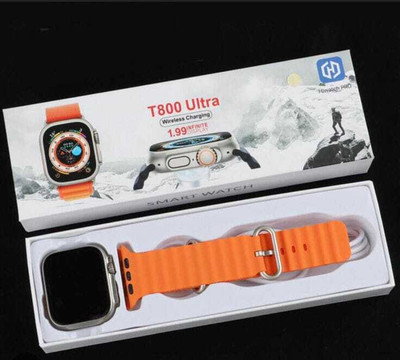 BOOMLY T800 Ultra Smart Watch Series 8 ORANGE Smartwatch(QRANGE Strap, FREESIZE)
