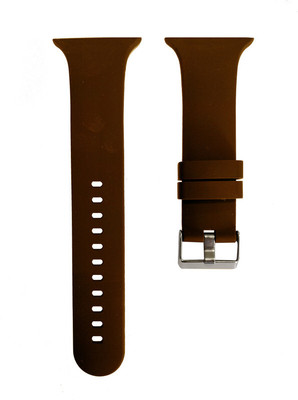 Colorcase Silicon Strap Compatible with Pebble Forte Smart Watch Smart Watch Strap(Brown)