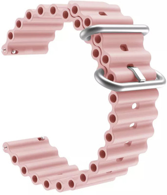 AOnes Ocean Silicone Watch Bands for Pebble Matrix Smart Watch Strap(Pink)