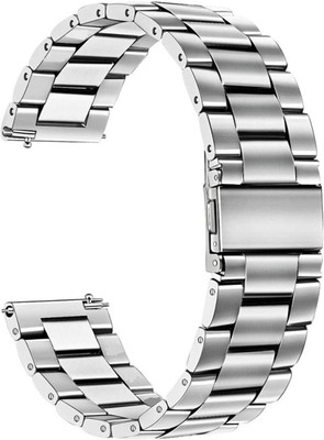 BLACK LOVIES 22 mm Metal .Compatible with ONE_PLUS WATCH / COBALT. Smart Watch Strap(Silver)