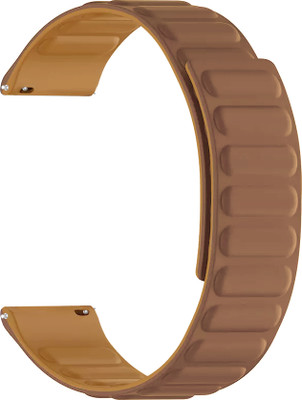 ACM Watch Strap Magnetic Loop for Fire-Boltt Talk Bsw004 Smartwatch Belt Brown Smart Watch Strap(Brown)