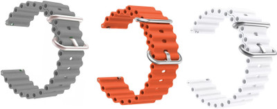 PUNAK 22MM Smart Watch Strap Belt for Noice Fit H R X Sprint Smart Watch Strap(Mullti Color)