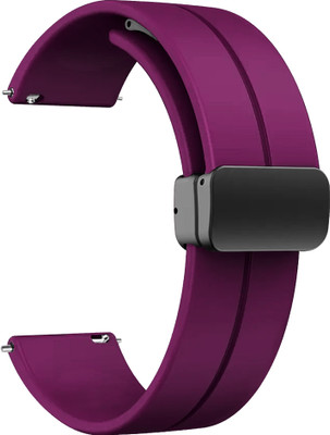 ACM Watch Strap Magnetic Clasp for Tempt Spark Smartwatch Belt Purple Smart Watch Strap(Purple)