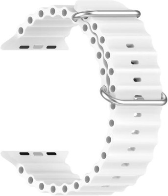 Slugabed Ocean Loop 38mm/40mm/41mm Band for Watch Series 8/7/6/5/4/3/2/1 SE White Smart Watch Strap(White)