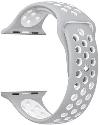 KHR Watch Strap For Ring / Ring Smart Watch Strap(Grey, White)