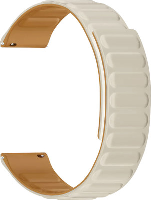 ACM Watch Strap Magnetic Loop for Boat Wave Ultima Max Smartwatch Band White Smart Watch Strap(White)