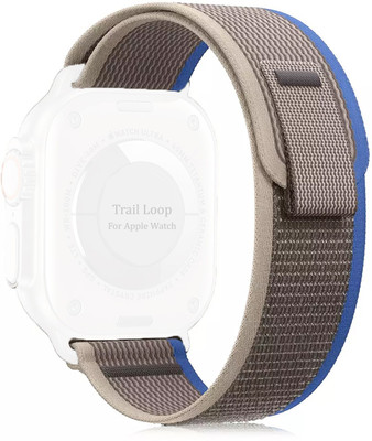 CellFAther Trail Loop Band Straps for iWatch 42/44/45/49mm iWatch Ultra Series 8/7/SE/6/5/4 Smart Watch Strap(Blue, Grey)