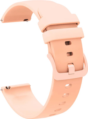 ACM Watch Strap Silicone Color Hook for Razer X Fossil Gen 6 Smartwatch Belt Band Creame Pink Smart Watch Strap(Pink)