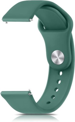 ankSONline 22mm Adjustable Soft Silicone Sport Strap Smart Watch Strap(Green)