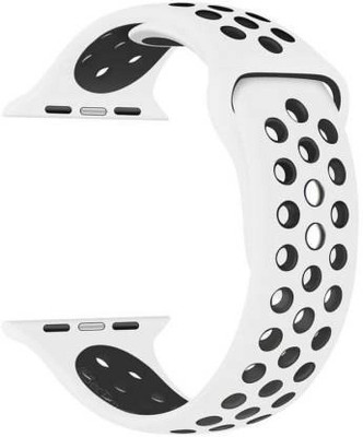 Viraan Replacement Straps Compatible For iWatch Straps Series SE 7, 6, 5, 4, 3 (42mm 44mm 45mm) Soft Silicone Iwatch Bands Sport Belts.(Watch is Not included) Smart Watch Strap(White, Black) Viraan Replacement Straps Compatible For iWatch Straps Series SE 7, 6, 5, 4, 3 (42mm 44mm 45mm) Soft Silicone Iwatch Bands Sport Belts.(Watch is Not included) Smart Watch Strap(White, Black)