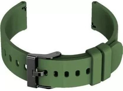 RUPELIK 22mm Black Metal Lock Strap Suitable For All 22mm Watches (ONLY FOR 22MM WATCHES). Smart Watch Strap(Green)