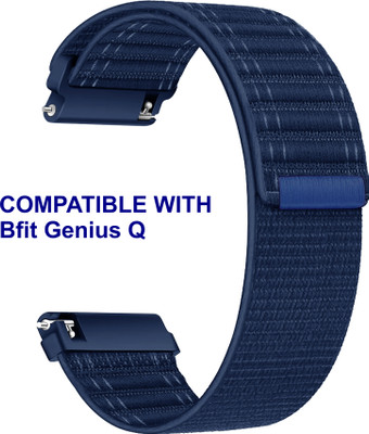 ACM WSM39A20BL2964 Watch Strap Nylon Soft 20mm for Bfit Genius Q Smartwatch Belt Blue Smart Watch Strap(Blue)