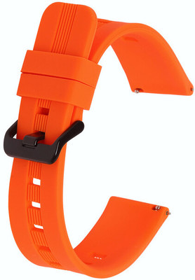Colorcase Silicon Strap Compatible with FitShot Aster Smart Watch Smart Watch Strap(Orange)
