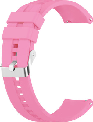 ACM Watch Strap Silicone Hook for Hammer Conquer Smartwatch Belt Band Light Pink Smart Watch Strap(Pink)