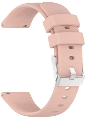 Zelfo Silicone Belt Compatible with Hammer Pulse 2.0 Smart Watch Smart Watch Strap(Clear, Pink)