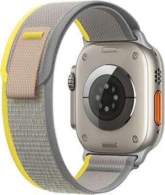 Dallao 42/44/45/49 MM Trail Loop Sport Nylon Band for iWatch Series 8 Ultra/8/7/6/5/4 Smart Watch Strap(Yellow)