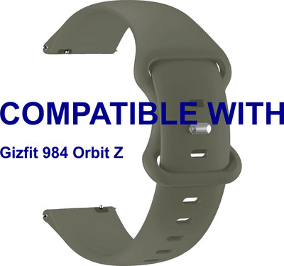 ACM WSM13A22GY5021 Watch Strap Clip Belt 22mm for Gizfit 984 Orbit Z Smartwatch Grey Smart Watch Strap(Grey)