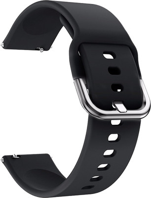 ACM Watch Strap Hook Belt for Boat Storm Call 3 Smartwatch Band Black Smart Watch Strap(Black)