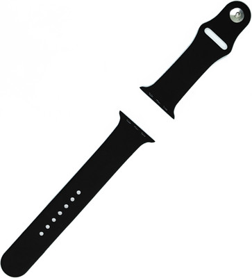 BLACK LOVIES 45 mm smartwatch strap compatible for appl watch SERIES 7 (45MM ONLY) Smart Watch Strap(Black)
