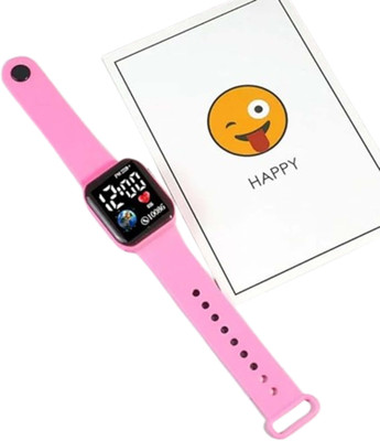 windexa LEDDisplayDigitalWatchWaterproof Square Watch -Digital Watch for Kids Pack of 2 Smartwatch(NA Strap, KIDS)