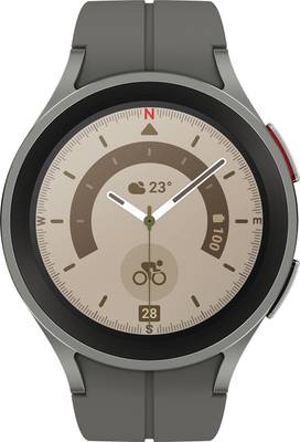 SAMSUNG Watch 5 pro45mmSuper AMOLED displayLTE callingwith advanced GPS tracking