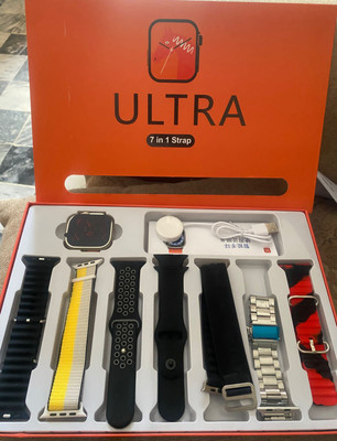 zora Android Smart Watch2 Men 4G Network BT Call GPS T800 Ultra 7in1 Smartwatch(Multicolor Strap, Free Size)