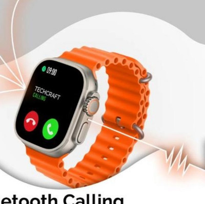 TechElectro T800 Ultra Smart Watch Series 8 ORANGE Smartwatch(ORANGE Strap, FREESIZE)