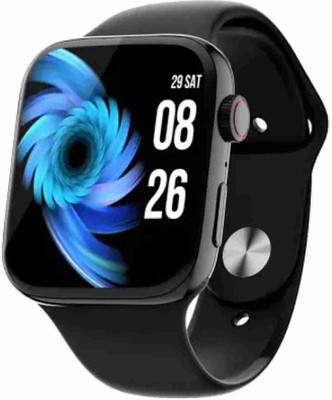 P U COLLECTION Series 8 men & women casual t55 bluetooth calling with black ultra starp Smartwatch(Black Strap, Free Size)