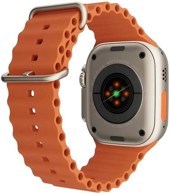 jinzs T800 Ultra Smart Watch 1.9” (48 mm) Display Bluetooth Calling HD Smart Watch Smartwatch(ORANGE Strap, Free Size)