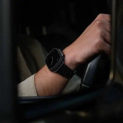 TechElectro T800 Ultra Smart Watch Black Smartwatch(black Strap, FREESIZE)