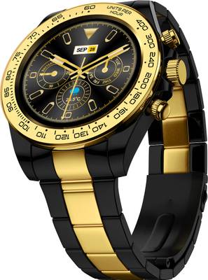 Fire-Boltt Blizzard� 1.28" Luxury watch with BT Calling,Stainless Steel Body & Health Suite Smartwatch