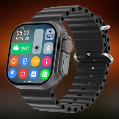 KadWaniya T800 Ultra Smart Watch With bluetooth calling Smartwatch(Black Strap, 49MM)