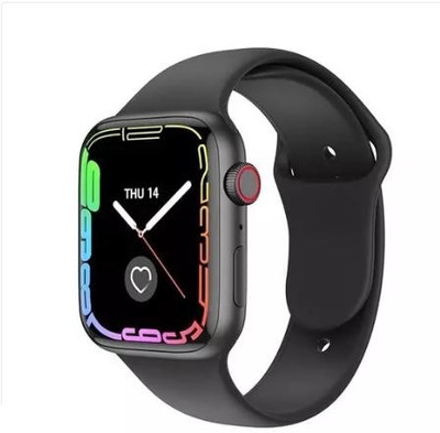 Neeraj Traders T500 Smart Watch Smartwatch(Black Strap, Free Size)