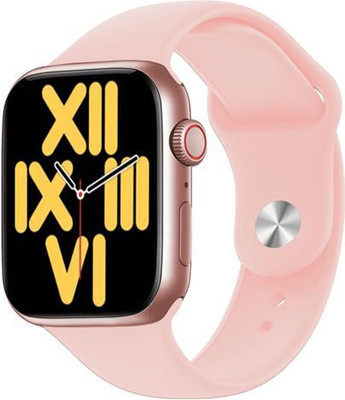 zdea T500 Smart Watch Series 8 For Men & Women Smartwatch(Pink Strap, Free Size)