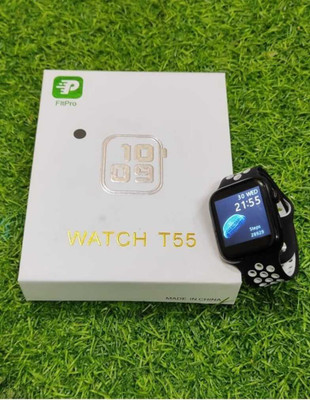 CYXUS T55 Dual Belt With Android & IOS Smartwatch(Black Strap, Free)
