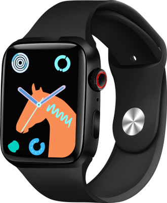 rightex I8 PRO MAX WITH 8 SERIES WALLPAPER WITH BLUETOOTH CALLING AND NOTIFICATIONS Smartwatch(Black Strap, FREE SIZE)