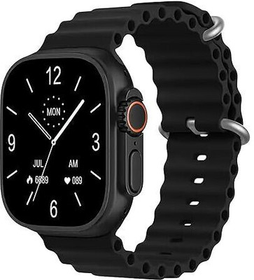Cubonic T900 Smartwatch with BT Calling, Fitness/Health/Sports Tracking Smartwatch(Black Strap, Free Size)