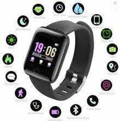 SYARA CAN_120F_ID116 Smart band compatiable with all Smartphones Smartwatch(Black Strap, Free Size)