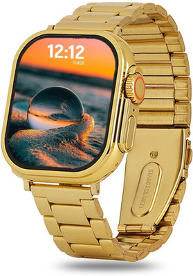 Anil Enterprises S9 Ultra Gold Edition With Sports Mode Golden SmartWatch for Businessman T11 Smartwatch(Multicolor Strap, Free Size)