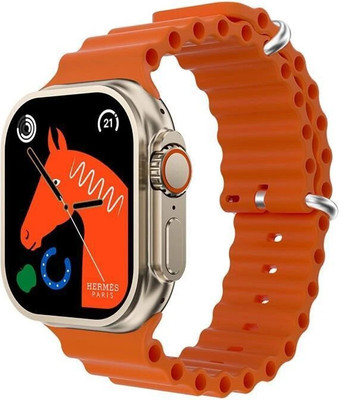 RLS TechMaster T800 Smartwatch(Orange Strap, Free Size)