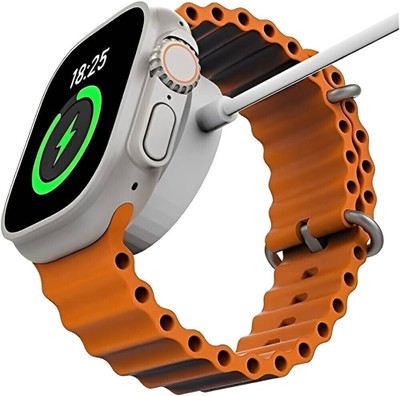 VR Bright Lite T800 ULTRA Smart Watch No sim card Opetion Smartwatch Smartwatch(ORANGE Strap, Free Size)