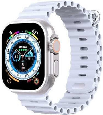 wipix ORIGNAL T800 Smart Watch with Bluetooth Calling, wireless charging pad games Smartwatch(SLIVER Strap, Free Size)