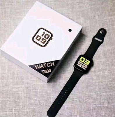 DOPEWOPE Pack Of 1 T500 Smartwatch With Bluetooth Calling Latest Version Smartwatch(Black Strap, Free Size)