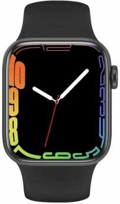 Ephemeral T500 Ultra Big 44mm Display Smart Watch with Bluetooth Calling Smartwatch(Black Strap, Free)