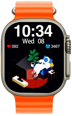 VR Bright Lite T900 / S8 Ultra smart watch with WiFi GPS T800 4G Smartwatch(Orange Strap, Free Size)