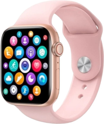 Ultrafit T500 Android & IOS Watch With Bluetooth Calling Features Smartwatch(Pink Strap, Free)